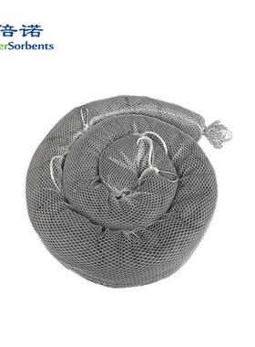 灰色吸液吸油索紧急泄露围油栏化学品吸附索围油栏20cmx300cm