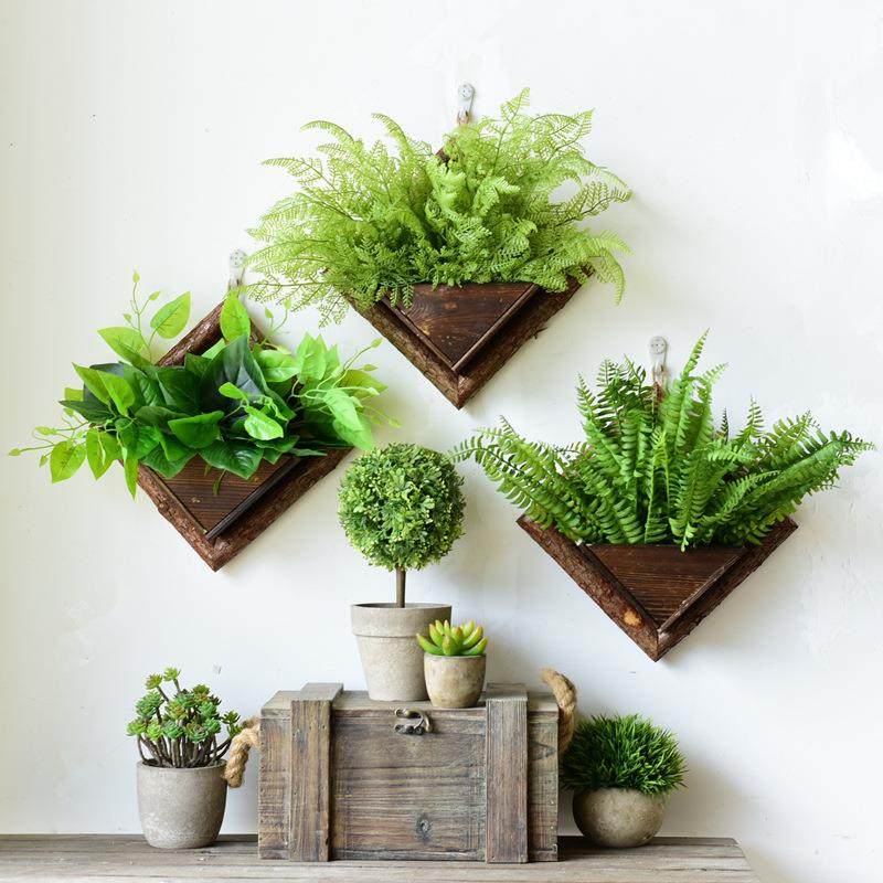 田园复古木质花篮墙面装饰吊挂花盆花架创意墙上装饰悬挂花器,纺织面料/辅料/配套,纺织机械配件,淘宝优惠券,粉丝福利购,淘宝优惠卷