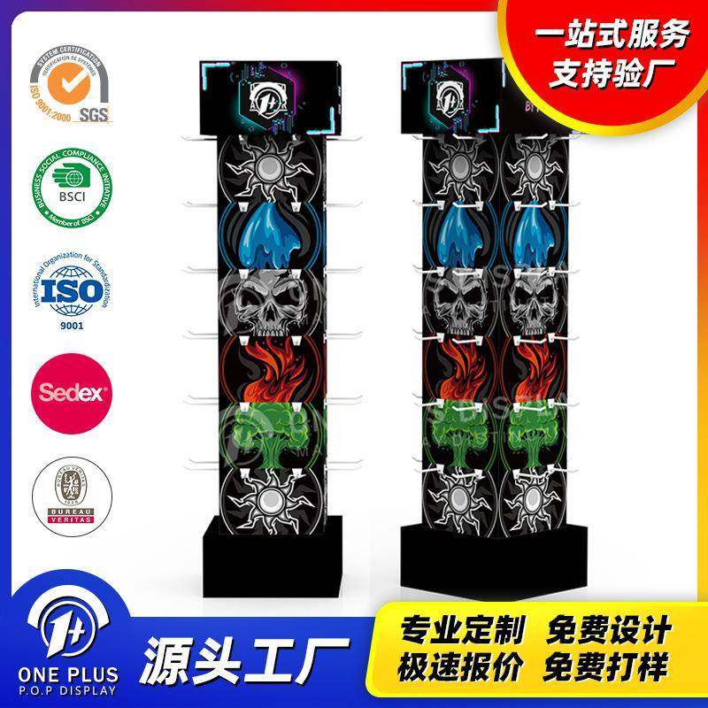 黑色双面挂钩纸展示架可承重5kg产品硬纸板环保纸货架促销,纺织面料/辅料/配套,纺织机械配件,淘宝优惠券,粉丝福利购,淘宝优惠卷