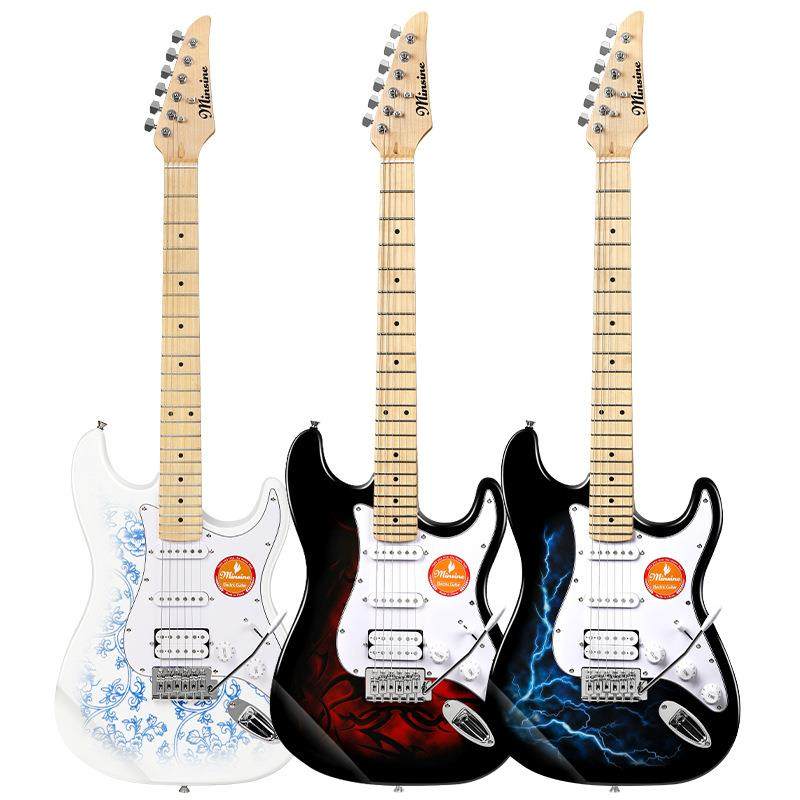 名森ST电吉他初学者通用款单摇ST摇滚电吉他专业级入门吉他