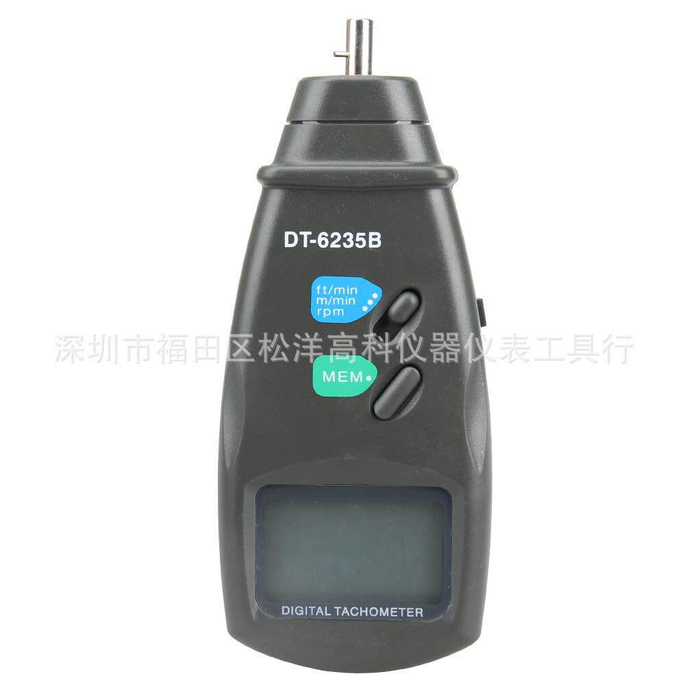 手持式数字转速表DT-6235B/接触式转速仪/线速表/线长仪转数表