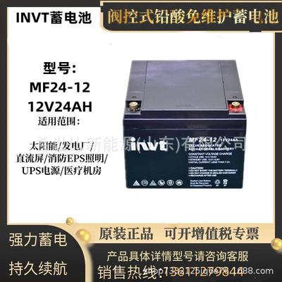 INUT英威腾蓄电池12V24AH12V38AH12V6H12V100AH12V120AH包邮