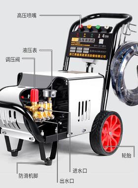 猫业商用超BHL家高压清工洗机用洗车机大功率养殖场洗黑车店自动2