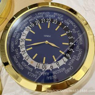 式金属时欧挂钟现代创尚石意静音夜光英时钟客厅CBO装饰钟表款壁