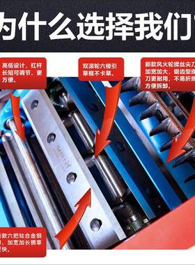 铡草家殖用养牛羊小草型.吨BWN青贮揉丝一体机秸机秆切打草粉碎机