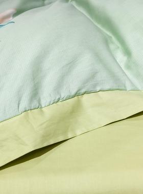 2025纯棉40909轻四件套棉印田园全风花单双人床笠套件奢床上用品