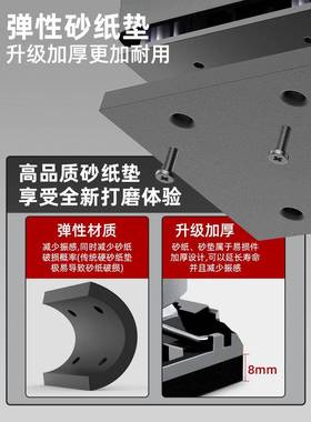 电动打磨14632机小型墙面腻子光机多功砂能工家砂具油漆除锈木抛