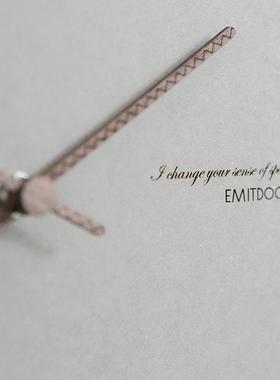 wP000EMA8挂ooom钟表挂钟客厅现代简z约圆静形音欧式家用墙壁表艺