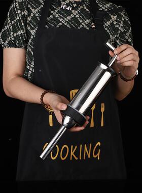 灌肠器机工家用手动香肠机机肠器罐和肠衣OXU装腊肠制作具做肉肠