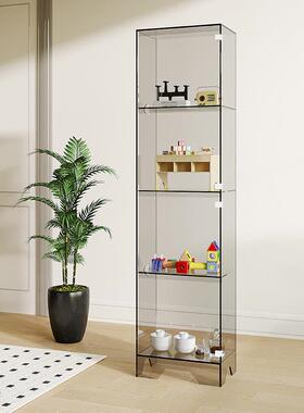 轻奢7596亚力尘书柜落地置物柜客厅防多层展示卧室书架带柜门克置