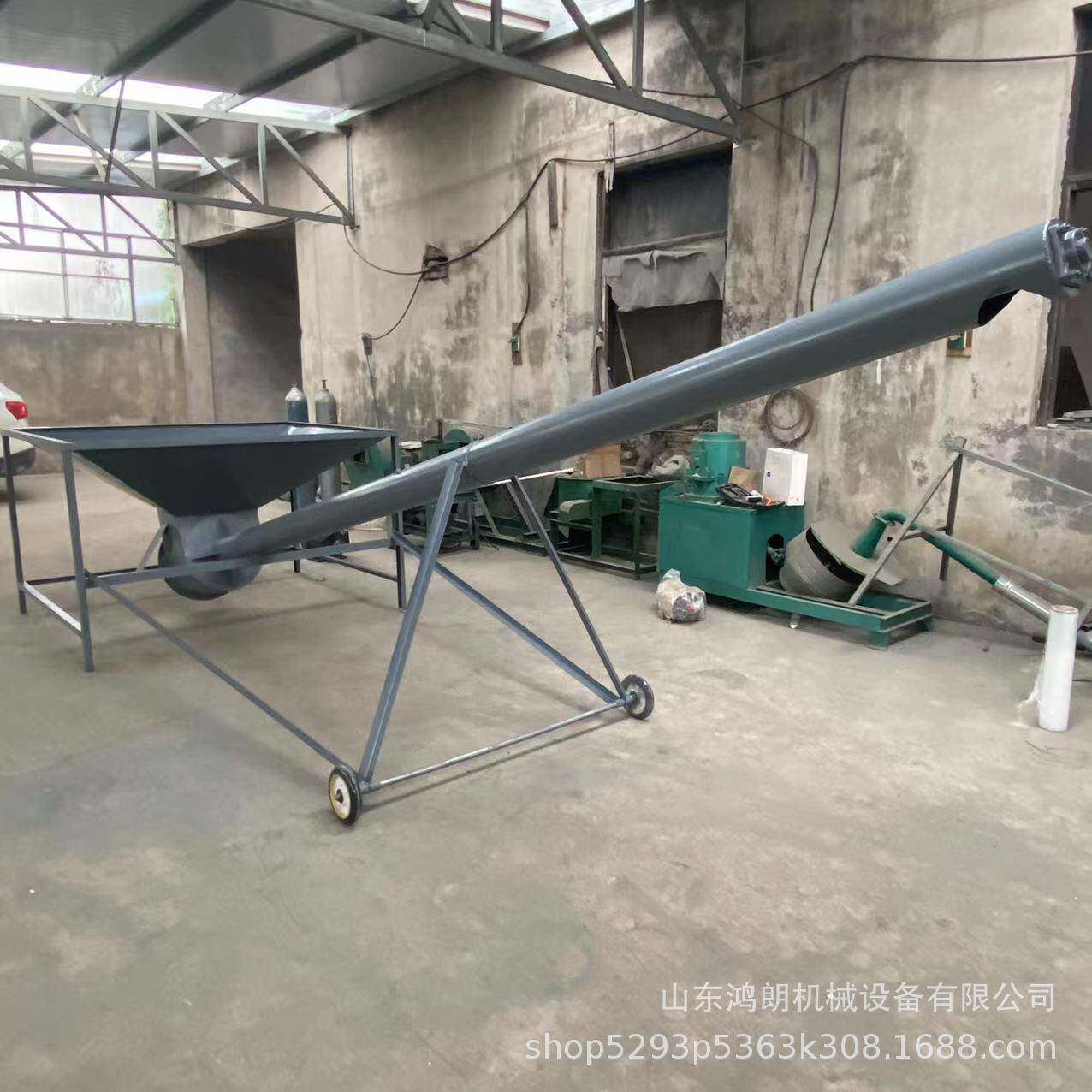 U型钢管提升机多规格上料输送机16直径螺旋提升机