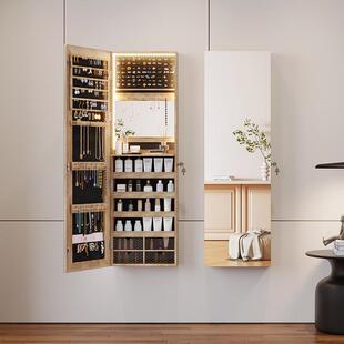 全身镜落地镜试衣间化妆镜柜首饰柜收纳柜储物柜穿衣镜