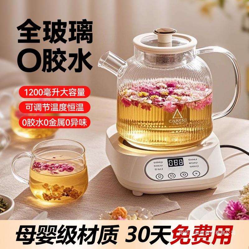 全玻璃养生壶炖煮一体智能恒温母婴级热水烧水壶煮茶器2026年新款图片