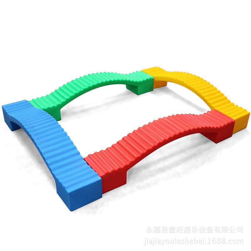 儿童感统训练器材感统平衡木幼儿塑料独木桥幼儿园直条加厚独木桥
