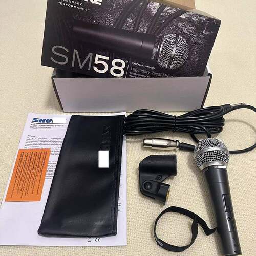 SM58SK有线动圈麦克风演出舞台卡拉OK主持直播专业话筒