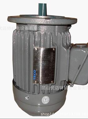 台弯原装东元AEEF3-112M5HP4P380V3.7KW三相立式卧式刹车电机马达