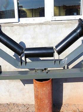 供应矿用三连托辊托辊支架组DTII型托辊输送机配件