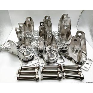 3寸4寸5寸加厚不锈钢万向脚轮支架活动架子轮子支架现货