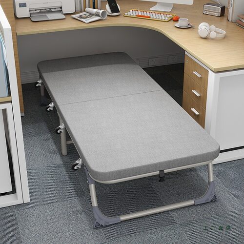 午休折叠床单人床家用午睡神器行军床成人简易加固硬板床双人小床