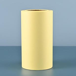 黄色重离型纸白色纸手账硅油纸大卷双面离型纸淋膜背胶离型纸