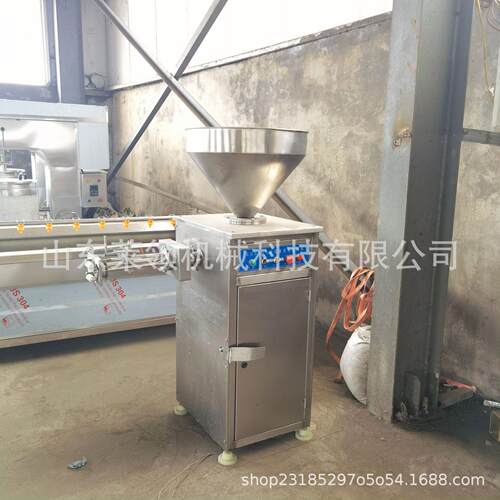商用肠类猪气动量灌肠机 香肠自定动扭结 鲜黑肉不锈钢灌机BNL装