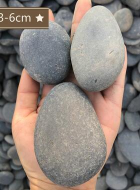 灰色天鹅林卵石雨花FHJ石砾园林装饰黑石色园景然石