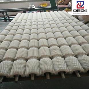 工业毛毛刷辊清扫器毛刷NIK尼毛刷滚植毛筒羊辊龙海鲜清洗辊工具