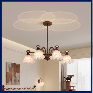 法古式复客灯中古风法式东兰铃花星空餐厅灯美式厅吊83795灯广中