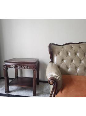 6厅R实木PZD客小方几沙发小茶角几边桌边柜正几方形盆景鱼缸架奇