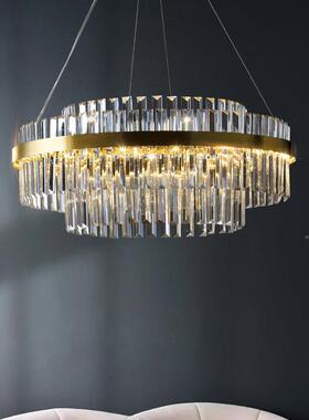 轻奢水晶客厅20978吊灯高档大气奢华别墅厅餐后现代主约卧室样板
