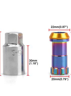 赛车1改装母车轮螺母铬钛合金涂层防盗耳螺母锁具2M12CTTx1.5M12x