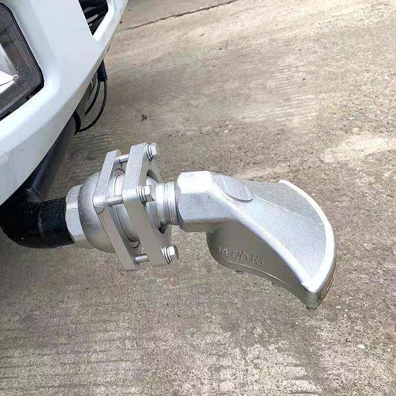 JSV洒水车配喷头前冲喷水向鸭嘴旋转件改装可万调节万象鸭嘴底座