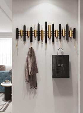 lk轻奢挂18842口钩w挂衣钩进门后衣服创意壁挂玄关门轻挂衣架衣奢