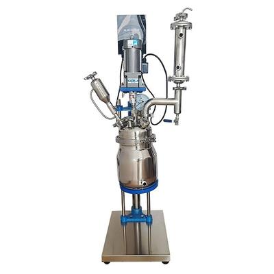 YM-10双层不锈钢反应5釜10L0L20L实应验室搅拌罐高温高压反釜
