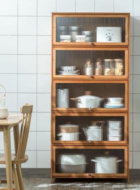 餐边柜子储物柜厨房落置物新款50982地靠收纳柜橱柜客厅架翻盖式