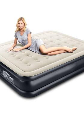 新款自动充气床垫高加厚气垫加双床单GLZ人人户外家折用叠便携懒