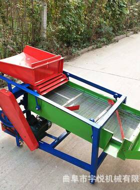 新款粮食筛动选机谷子高粱脱壳机农作83333物直线震筛