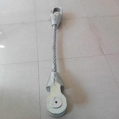 开式浇铸索节闭式浇筑接头起重钢丝绳索具美式索节G416G417