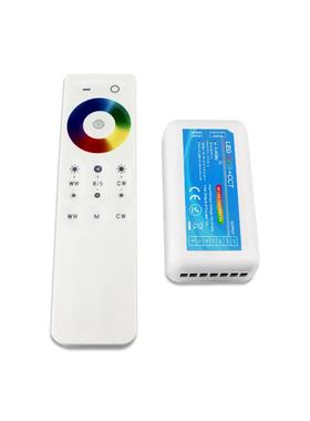 5路控制器2.4G触摸无线遥控RGB+CCT控制器LED灯带灯条控制器
