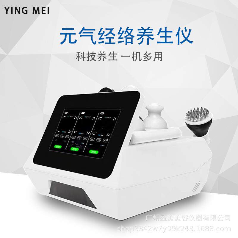 新款元气经络仪灸导生物电三通大师按摩疏通养生全身美容院仪器