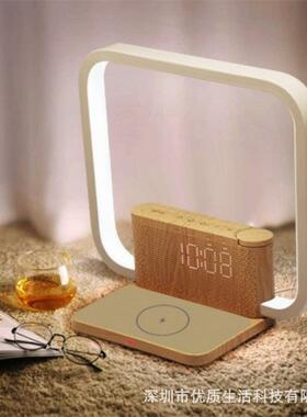 跨境定氛时灯唤MVO醒灯白噪音睡眠音响夜灯伴开睡围灯线无充电闹