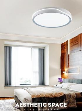 全谱led简大气餐厅约书房灯具组合卧室主灯长75678光方形客厅灯吸