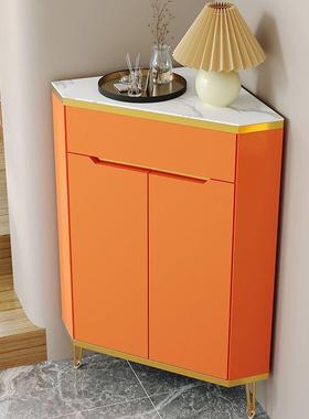 角柜角柜拐角三形角落RQL置架轻奢客角物厅餐转边柜酒柜卧室收纳