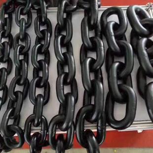 链条捞除HXY渣机用环链G80锰钢矿用起重圆环条链条圆渣机圆环链条