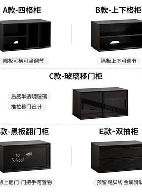 橡胶木边木组合格电视柜自由组合子柜家用客70853厅餐柜储物落实