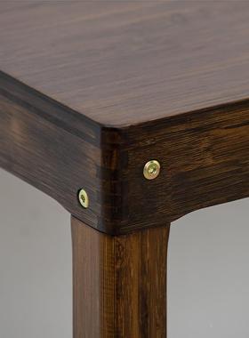 0新中式玄关桌条案A端台景台简约门厅62802玄关台木实条几供桌供