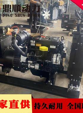 潍4324柴26千瓦柴油发电机组全铜刷无工地野外功足常用26率kw发电