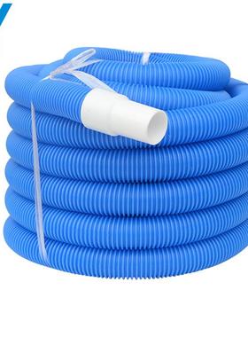 泳具池吸污浮机软管吸池喉吸尘管管吸污65810水池清洁工蓝色螺纹