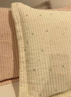 EQ4F韩式天丝棉莱色赛尔纤垫维柔软星绗缝水洗床F77596MJ单床床盖