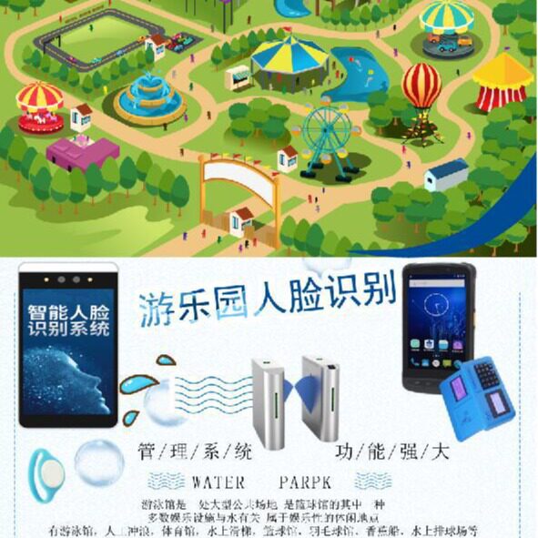 游乐园刷卡读卡头人脸核销